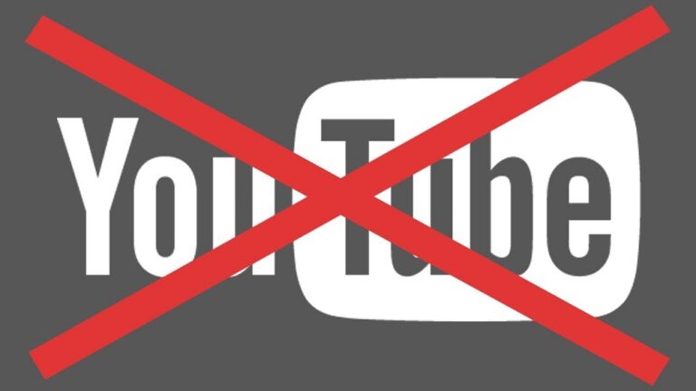 YouTube запрет